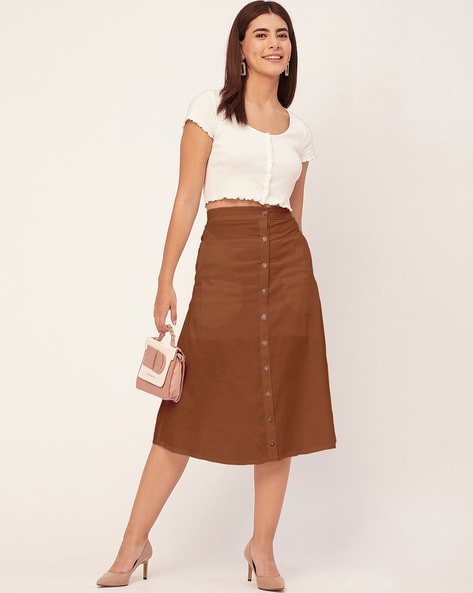 A line skirt discount rust