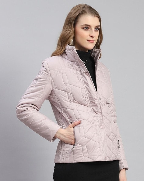 Pale pink store padded jacket