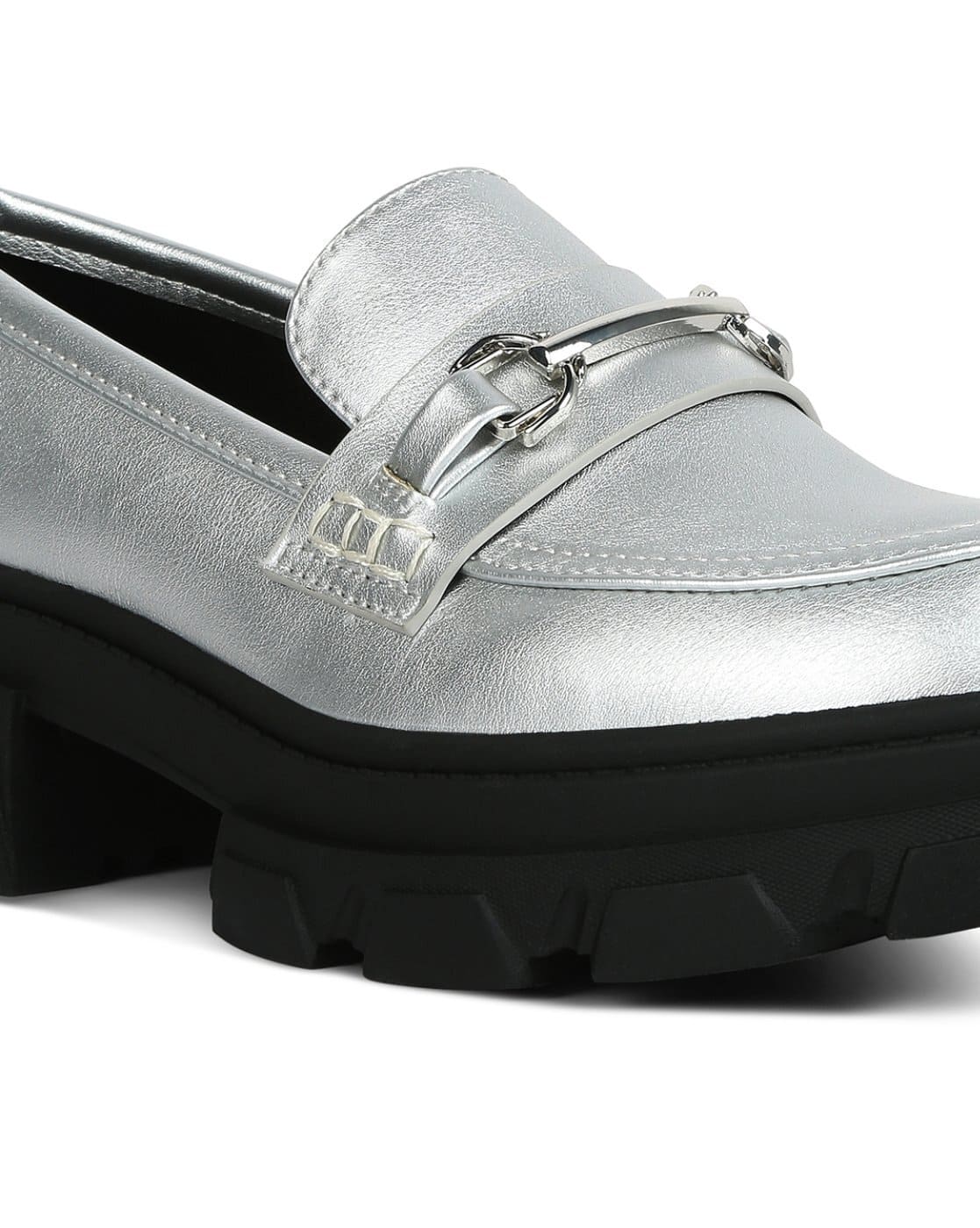 Buy Silver Flat Shoes for Women by LONDON RAG Online