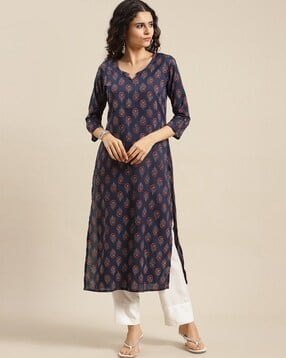 svaraa Women Printed Straight Kurta-picture-35