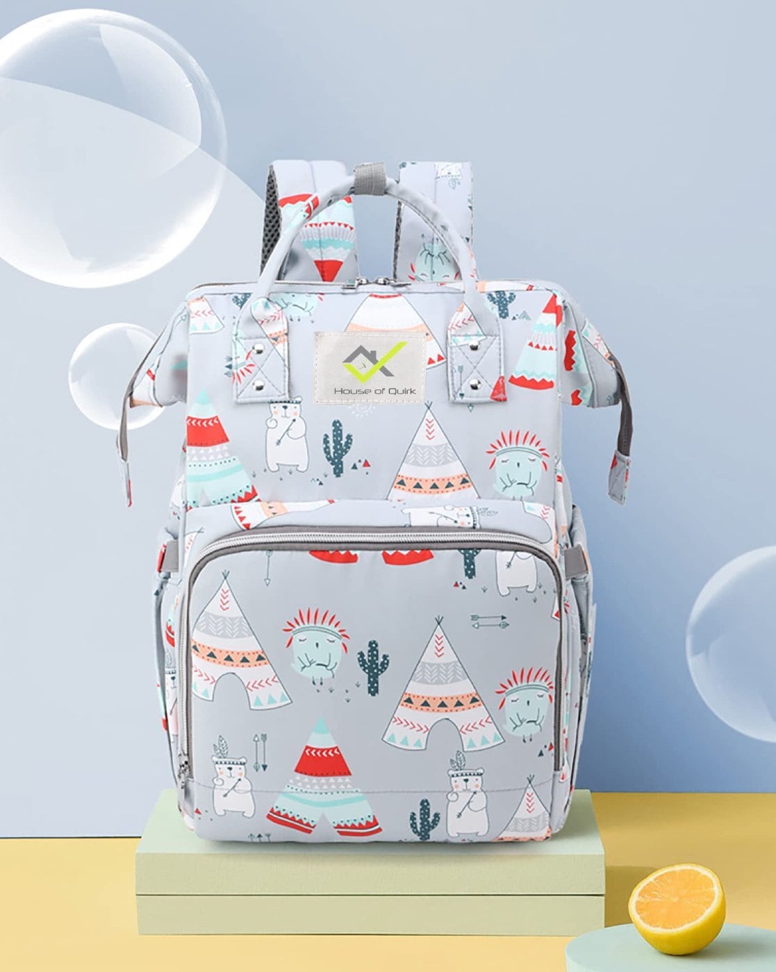 house of quirk diaper bag