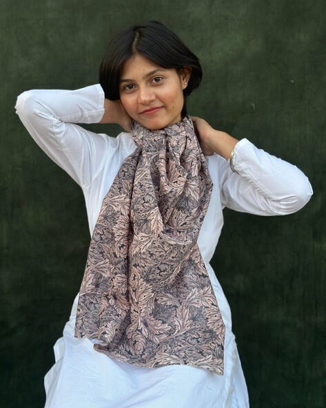 Women Printed Cotton Scarf Price in India