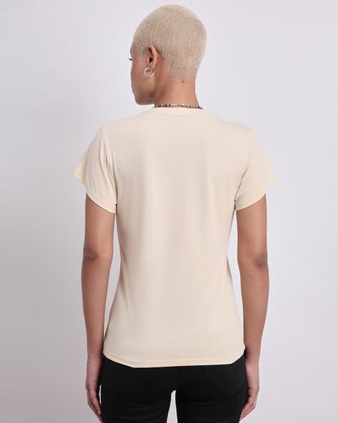 Buy Beige Tshirts for Women by Lee Online | Ajio.com