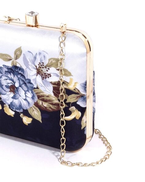 Gets PU Leather Purses and Handbags for Women Floral Beaded Clutch Purse  for Wedding Clear Crossbody Bag (A-Pink): Handbags: Amazon.com