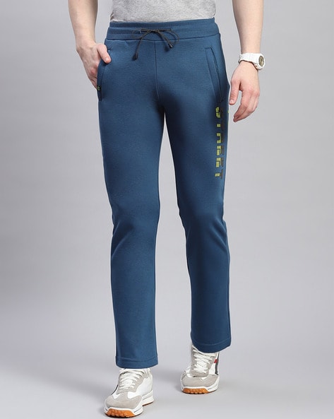 Buy Women Navy Blue Slim Fit Trouser Online in India - Monte Carlo