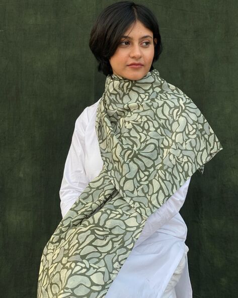 Women Printed Cotton Stole Price in India