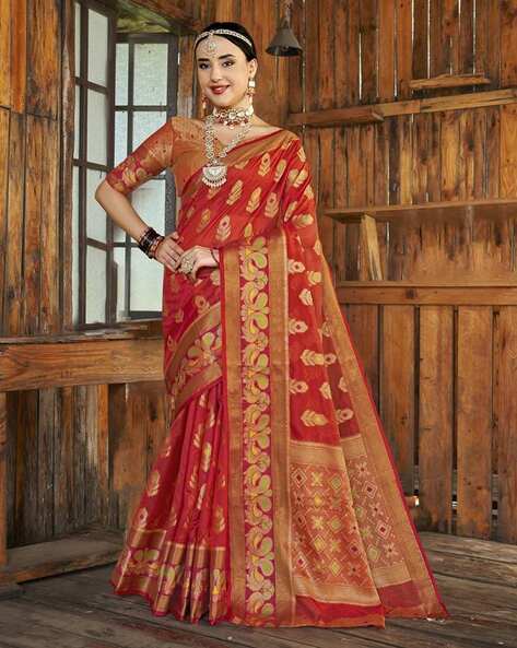 Buy Red Sarees for Women by Nyrika Online