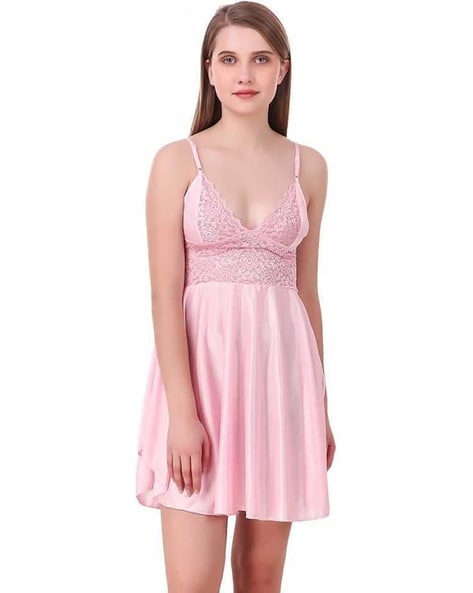 Buy Lace and Mesh Babydoll for Women Online @ Tata CLiQ Luxury