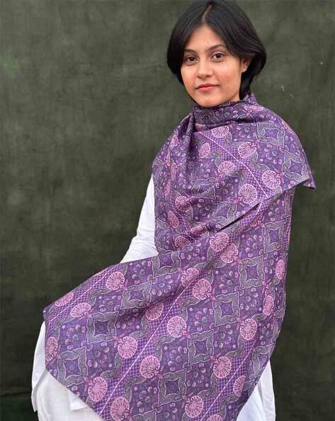 Women Printed Cotton Scarf Price in India