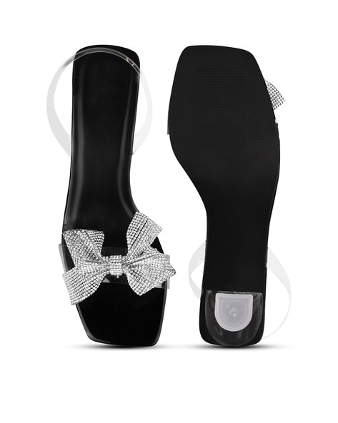 Womens black best sale jelly sandals