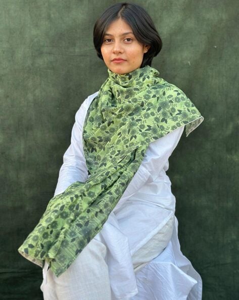 Women Floral Print Scarf Price in India