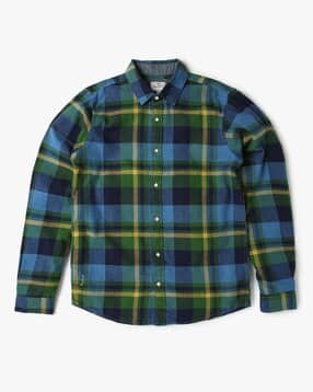 pepe jeans Boys Milo Checked Regular Fit Shirt-picture-21