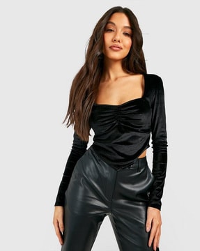 Best Offers on Black crop top upto 20-71% off - Limited period sale