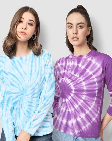 tie dye t shirt ajio