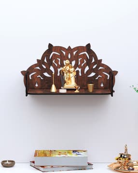 random Wooden Pooja Mandir with Hanging-picture-35