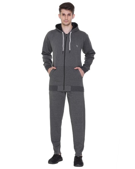 100% Cotton Solid Hoodies Sets Track Pants Men Hooded Sweatshirts Female  Pullover Two Pieces Suits