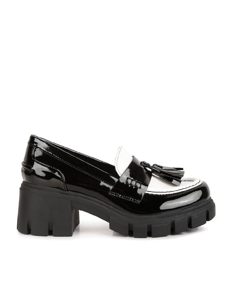 Flat top platform shoes