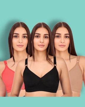 Buy Van Heusen Women Push-Up Bra - Cotton Easy Set Lycra - Anti Bacterial,  Padded, Wired, Twin Strap Online at Lowest Price Ever in India