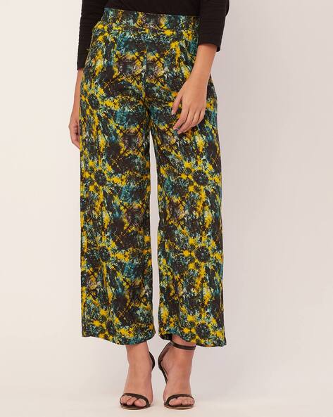 Printed Denim Trousers Women Plaid Pants Loose And Thin Wide-leg Pants, Rs  2750.00/piece | ID: 25871762212