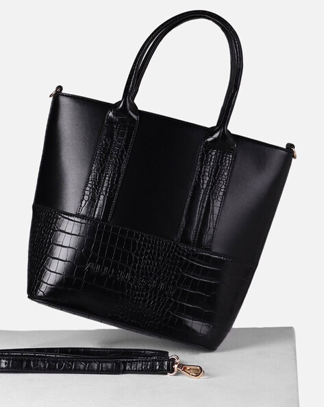 Allen solly 2025 black tote bag