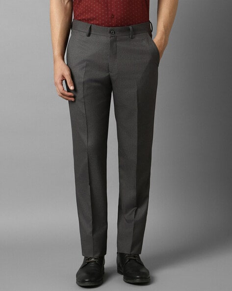 Buy Louis Philippe Men Slim Fit Olive Print Fromal Trousers Online - Lulu  Hypermarket India