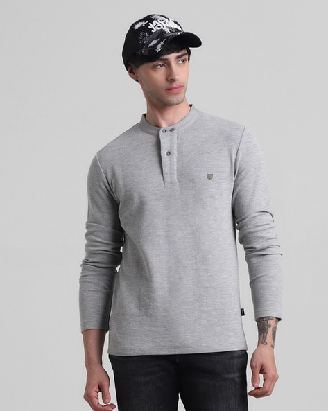 jack and jones henley t shirts