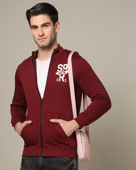 Buy Wine Sweatshirt Hoodies for Men by SPYKAR Online Ajio