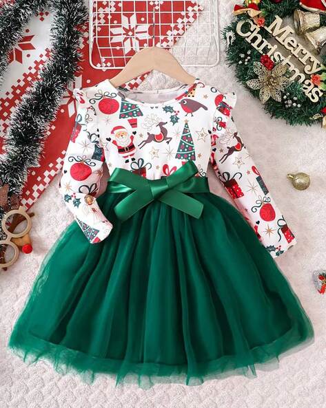 Buy Brown Leaf® Christmas Santa Dress for Children (0 no. Size (0-6  Months)) Online at Low Prices in India - Amazon.in