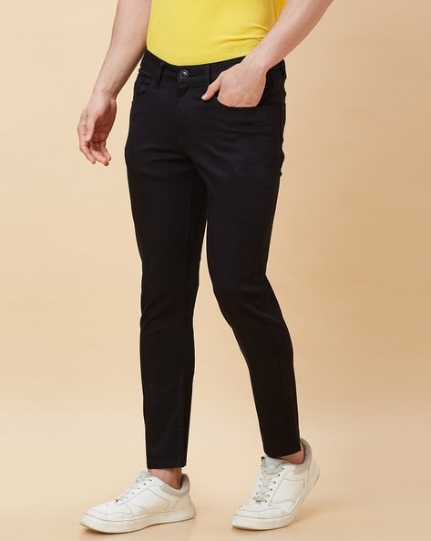 BEING HUMAN Regular Fit Men Black Trousers - Buy BLACK BEING HUMAN Regular  Fit Men Black Trousers Online at Best Prices in India | Flipkart.com