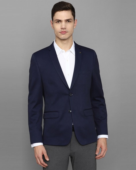 Buy Navy Blue Blazers Waistcoats for Men by ALLEN SOLLY Online Ajio