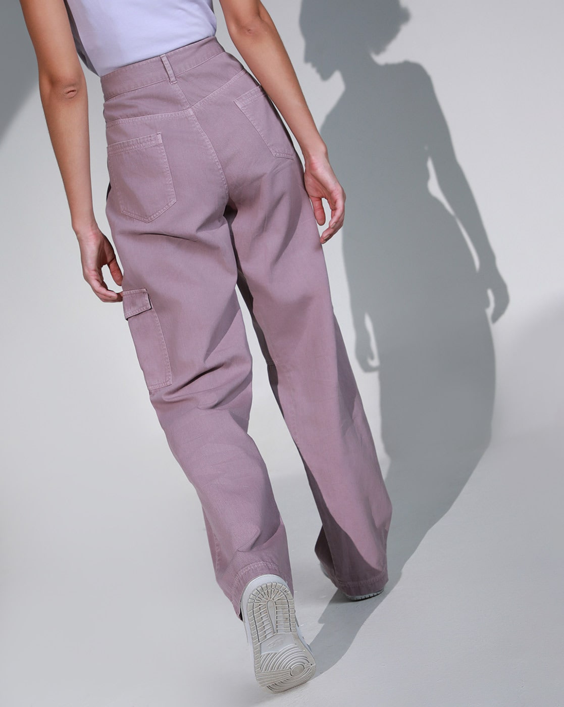 Buy Purple Trousers & Pants for Women by Hubberholme Online