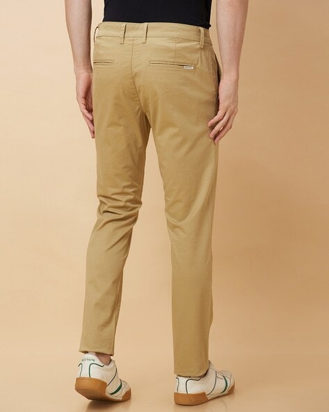 Men Straight legged cotton Cargo Jeans (olive green) in Bellary at best  price by Arrow Exclusive Store - Justdial
