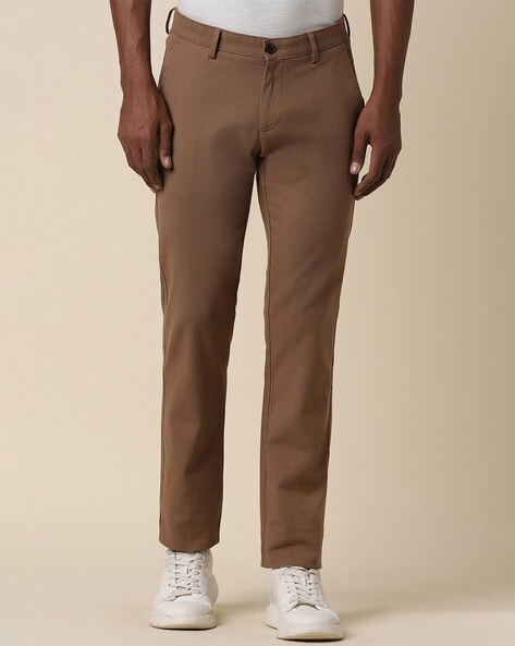 Allen Solly Slim Fit Men Beige Trousers - Buy Allen Solly Slim Fit Men  Beige Trousers Online at Best Prices in India | Flipkart.com