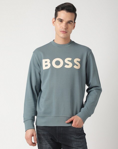 Mens boss store sweatshirt sale