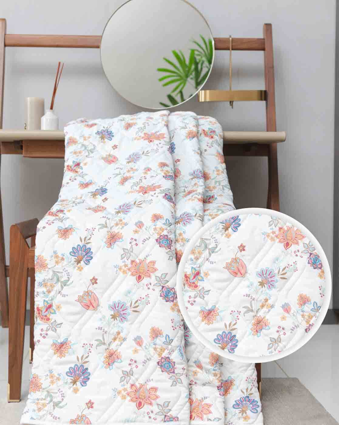 Buy White Blankets, Dohars & Quilts for Home & Kitchen by Urban