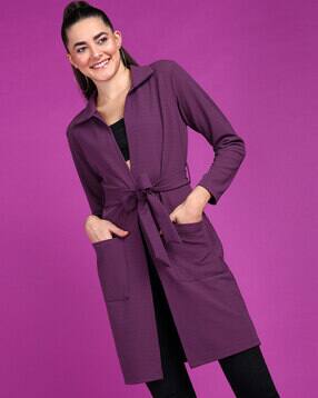 popwings Women Relaxed Fit Front-Open Shrug-picture-17