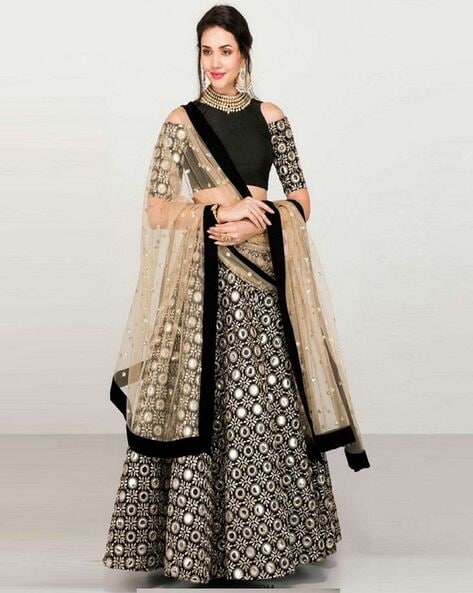 Buy Fancy Banarasi Lehenga choli Dupatta Online at Best Prices in India -  JioMart.