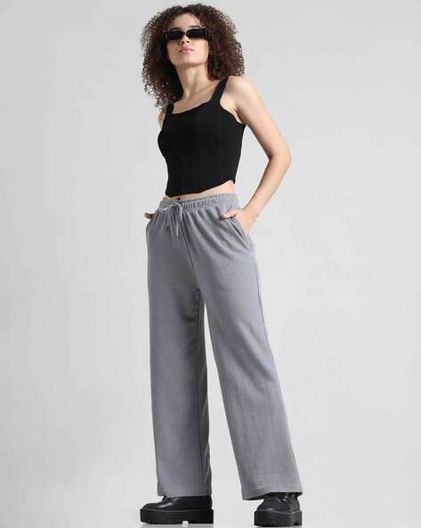 Maeve Wide-Leg Pleated Track Pants | Anthropologie