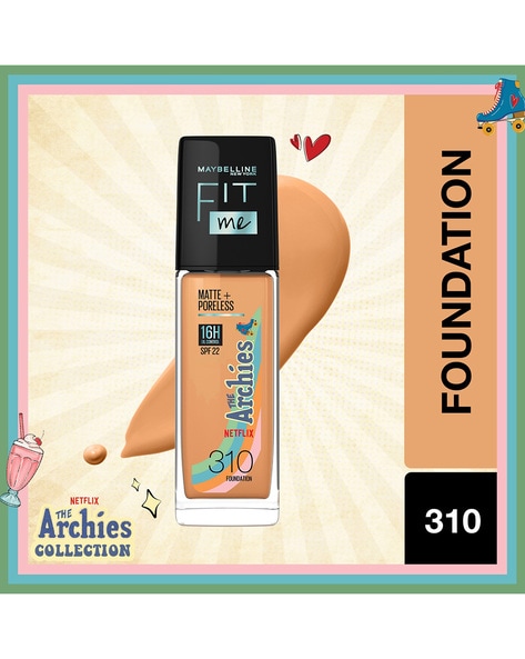MAYBELLINE NEW YORK Fit Me! Matte With Poreles Foundation, 310 Sun Beige  Foundation - Price in India, Buy MAYBELLINE NEW YORK Fit Me! Matte With  Poreles Foundation, 310 Sun Beige Foundation Online