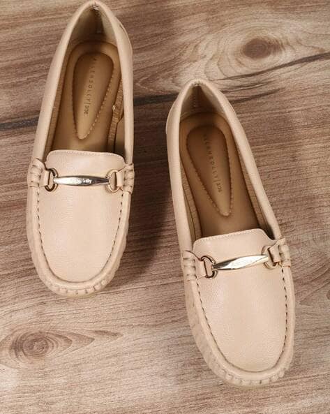 Allen Solly Women Round-Toe Slip-On Loafers