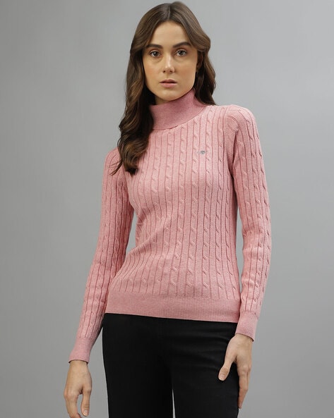 Buy Pink Sweaters Cardigans for Women by Gant Online Ajio