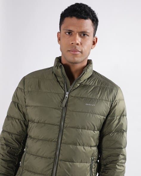 Puffer Coat Ajio Gant Sleeveless Jacket Men Quilted Puffer Jacket