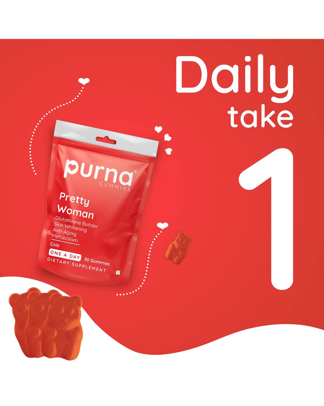 Buy Purna Gummies Glutathione Gummies for Skin ... Online