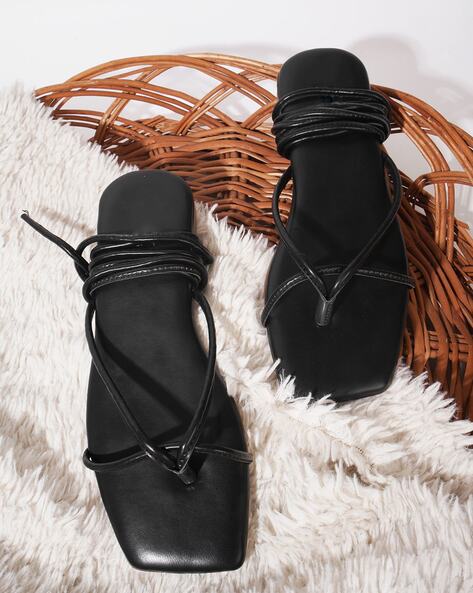 Buy Silver Flat Sandals for Women by Tao Paris Online | Ajio.com