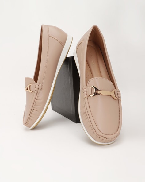 Allen Solly Women Round-Toe Slip-On Loafers