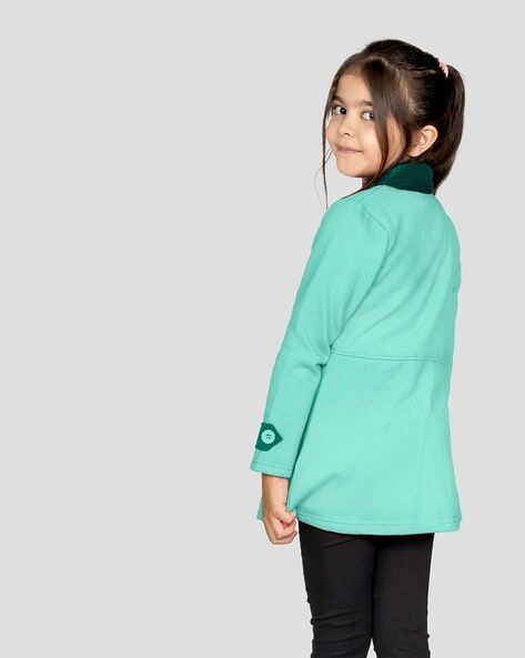 Girls turquoise coat best sale