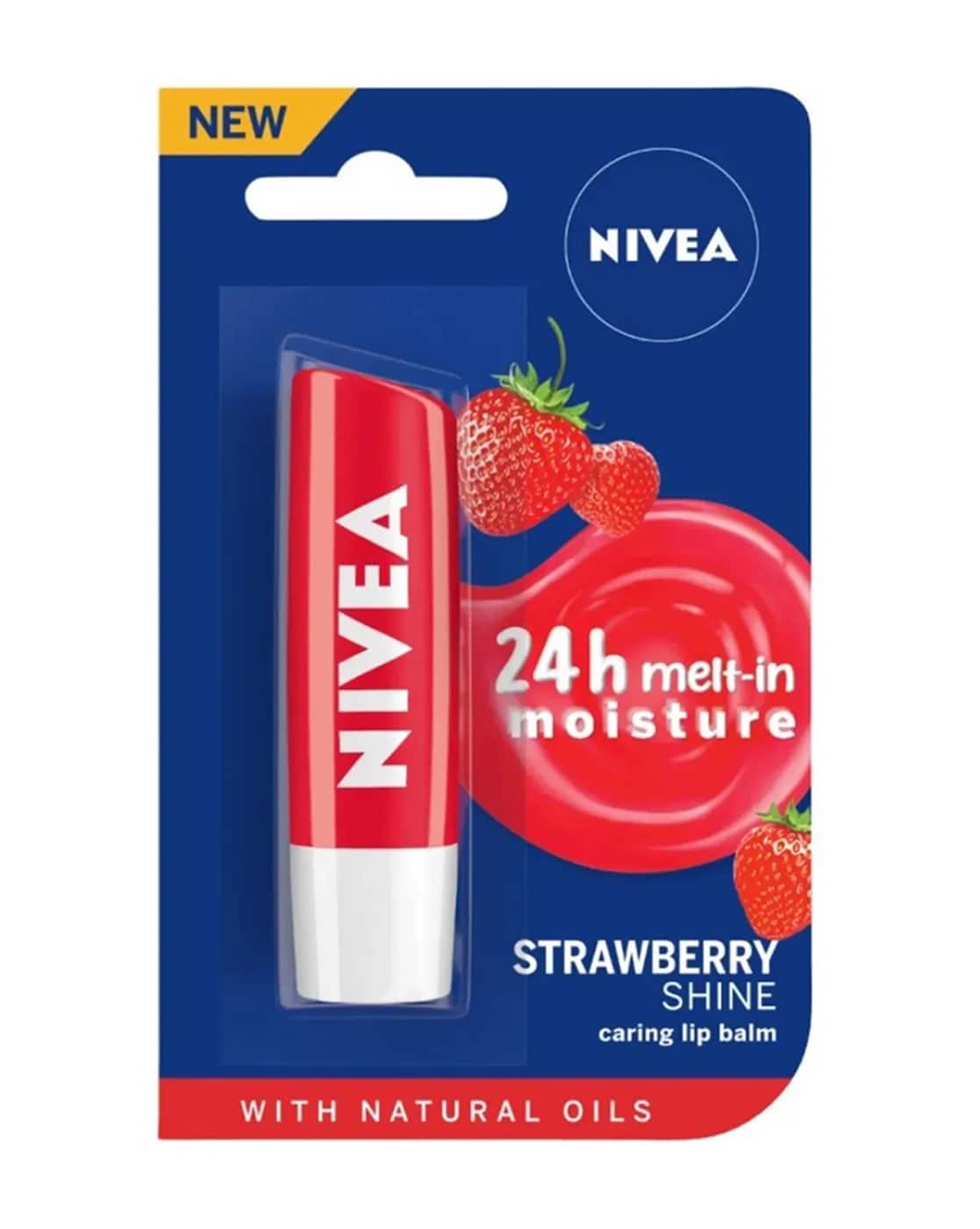 NIVEA Fruity Strawberry Shine Lip Balm