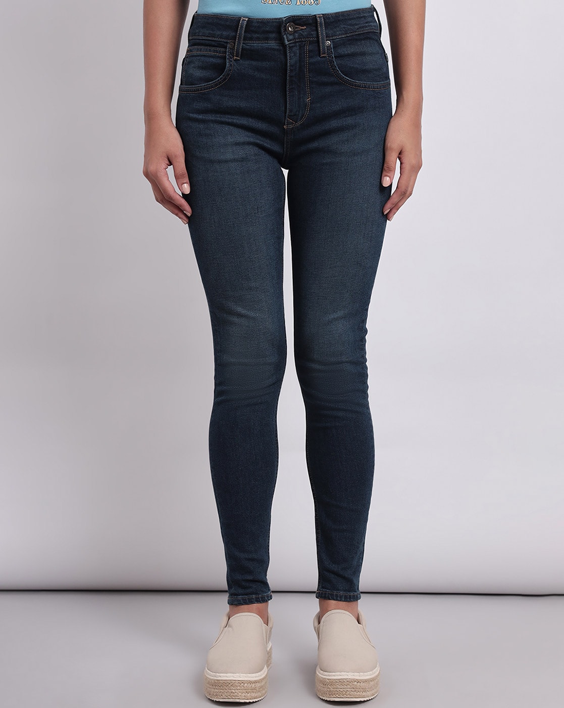 Centerfold Extreme High-Rise Super Skinny Ankle Jean | Premium Italian  Fabric