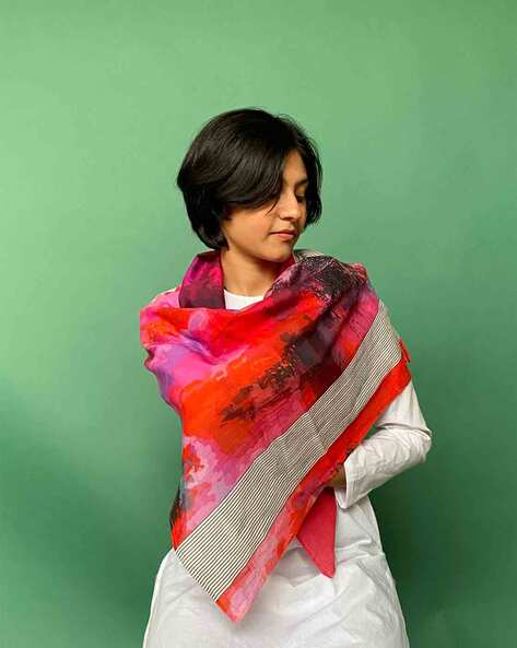 Women Printed Cotton Stole Price in India