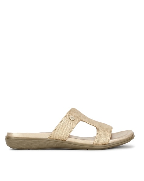 Buy Women Beige Casual Sandals Online | Walkway Shoes